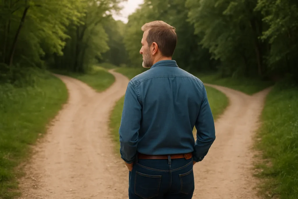 when given two paths choose