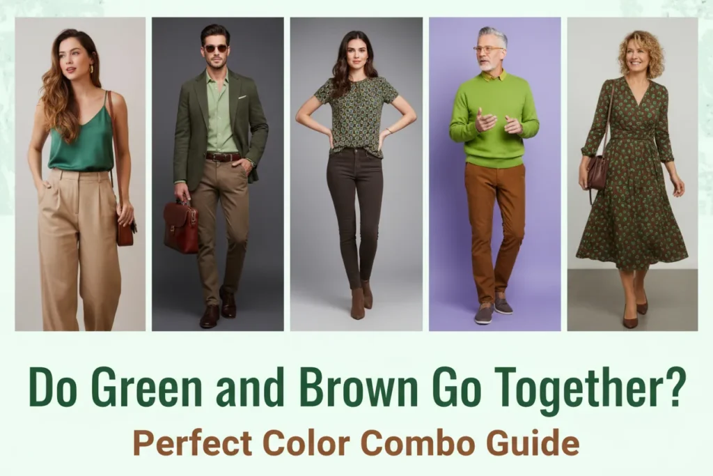 do green and brown go together