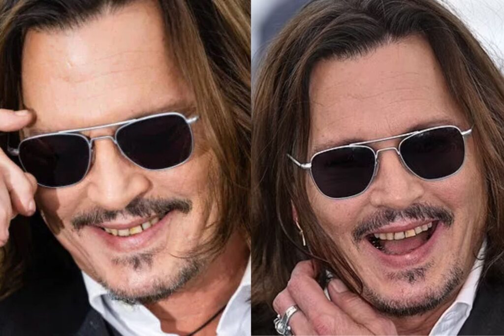 johnny depp teeth