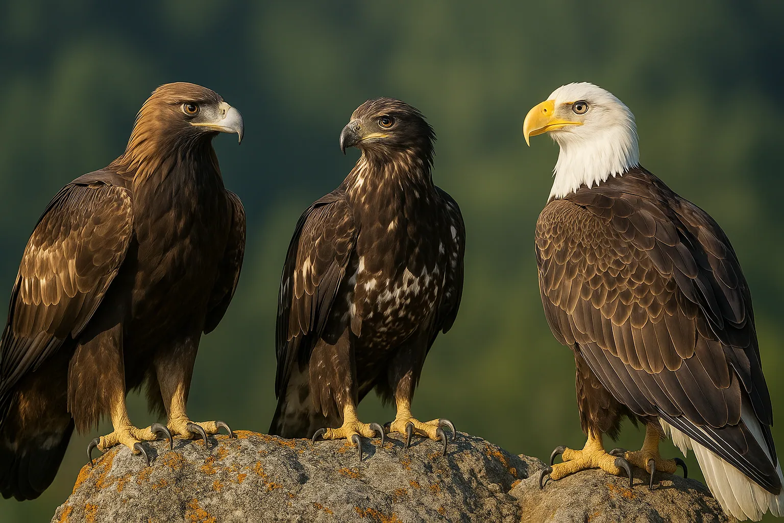 Comparing Golden Eagles with Other Birds