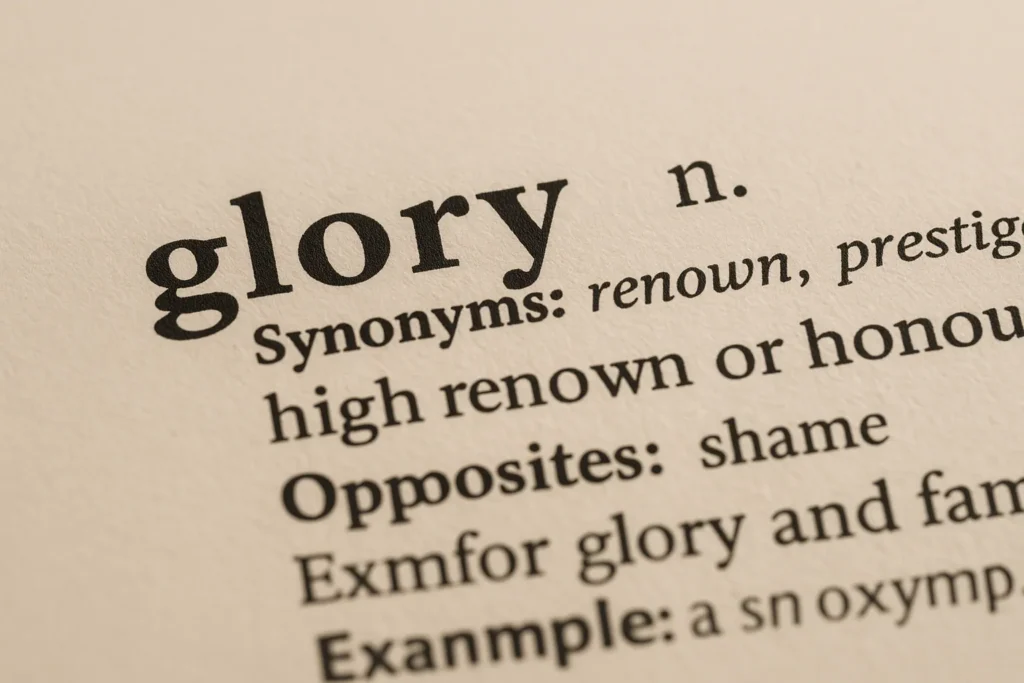 Glory Synonym