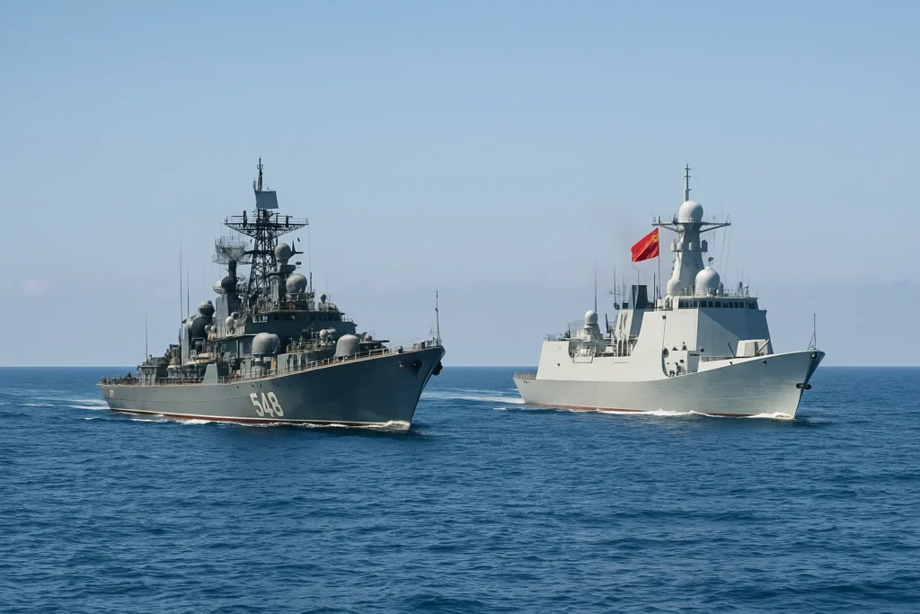 russia china joint naval pacific