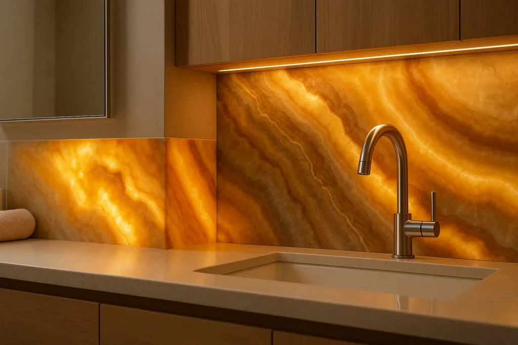 Simple Backlit Stone Upgrades For Kitchens And Baths